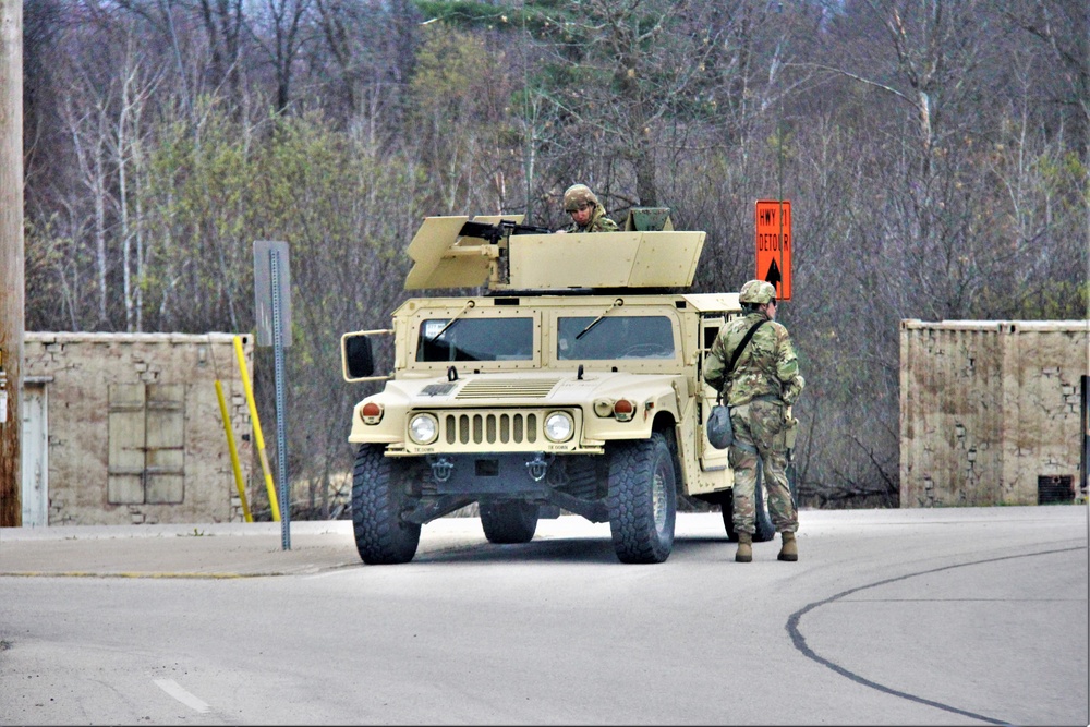 300th Military Police Brigade training operations for Spartan Warrior Exercise IV at Fort McCoy