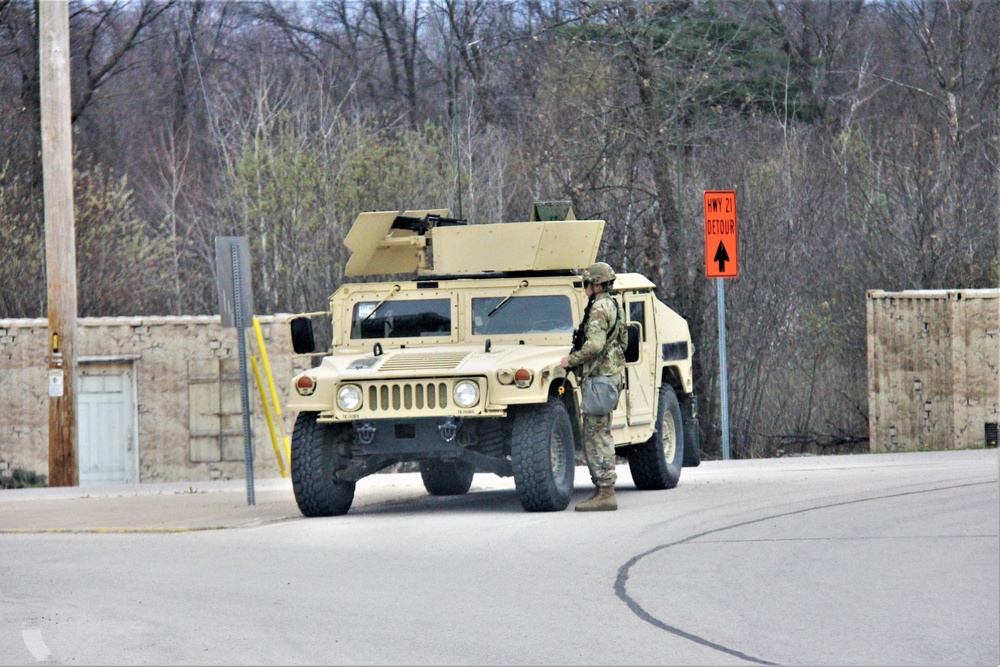 300th Military Police Brigade training operations for Spartan Warrior Exercise IV at Fort McCoy