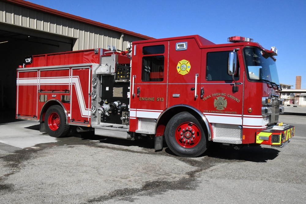 YPG Fire Department preps new fire engine