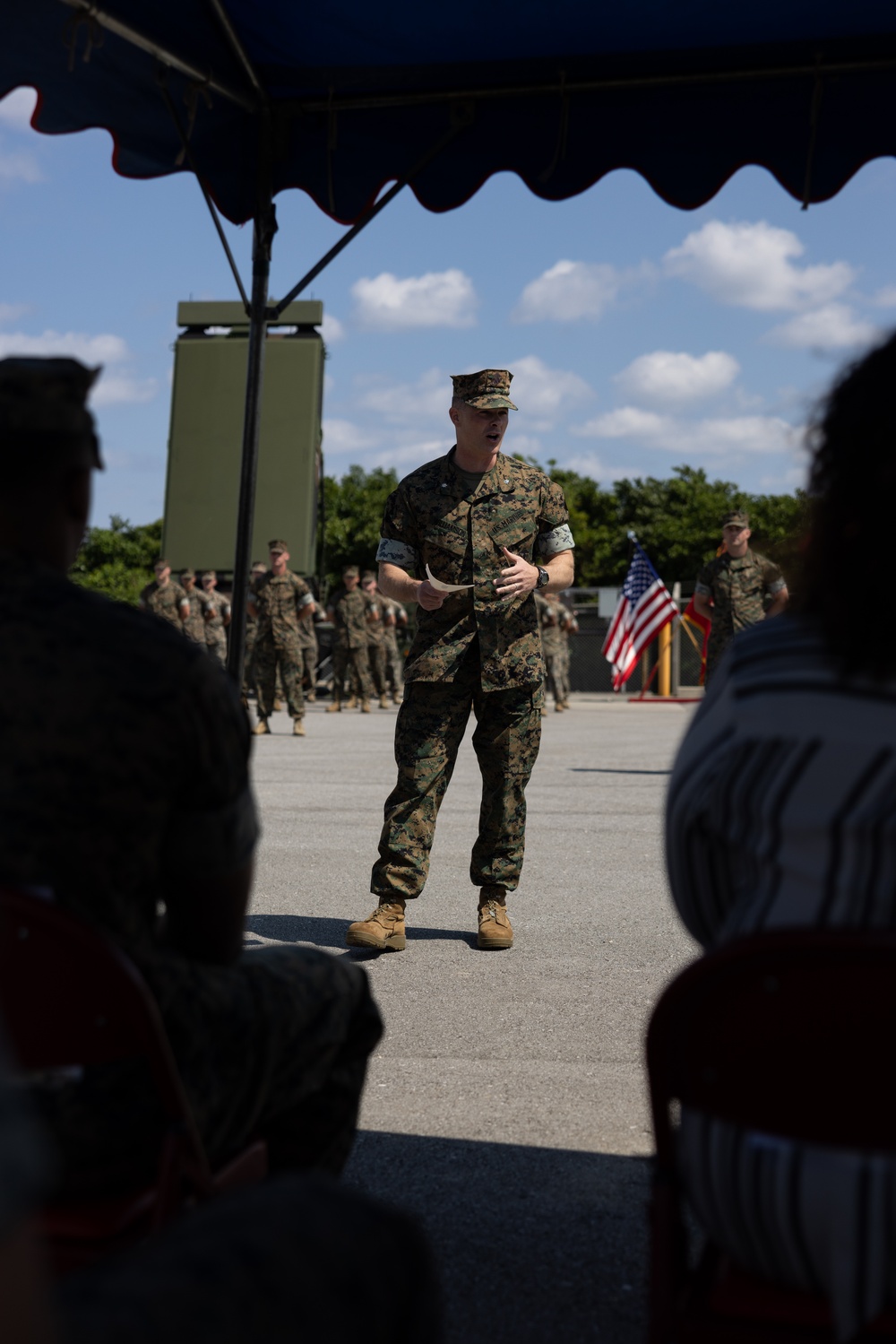 AIR DEFENSE COMPANY B ACTIVATION CEREMONY