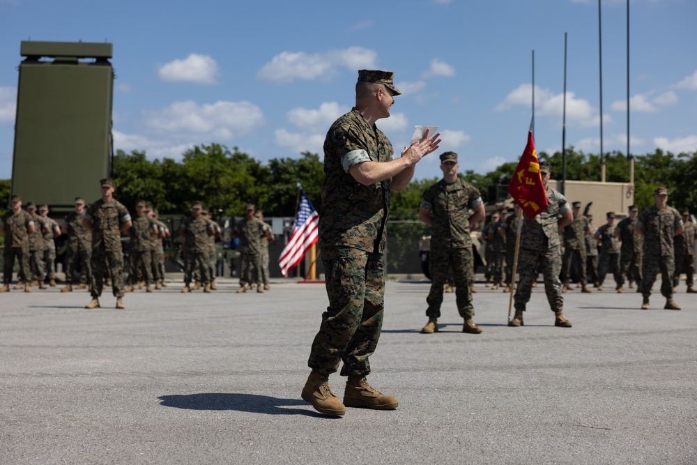 AIR DEFENSE COMPANY B ACTIVATION CEREMONY