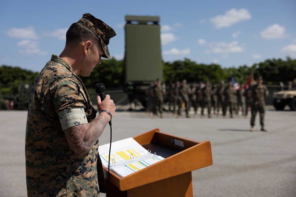 AIR DEFENSE COMPANY B ACTIVATION CEREMONY