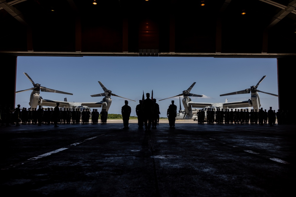 VMM-262 CHANGE OF COMMAND