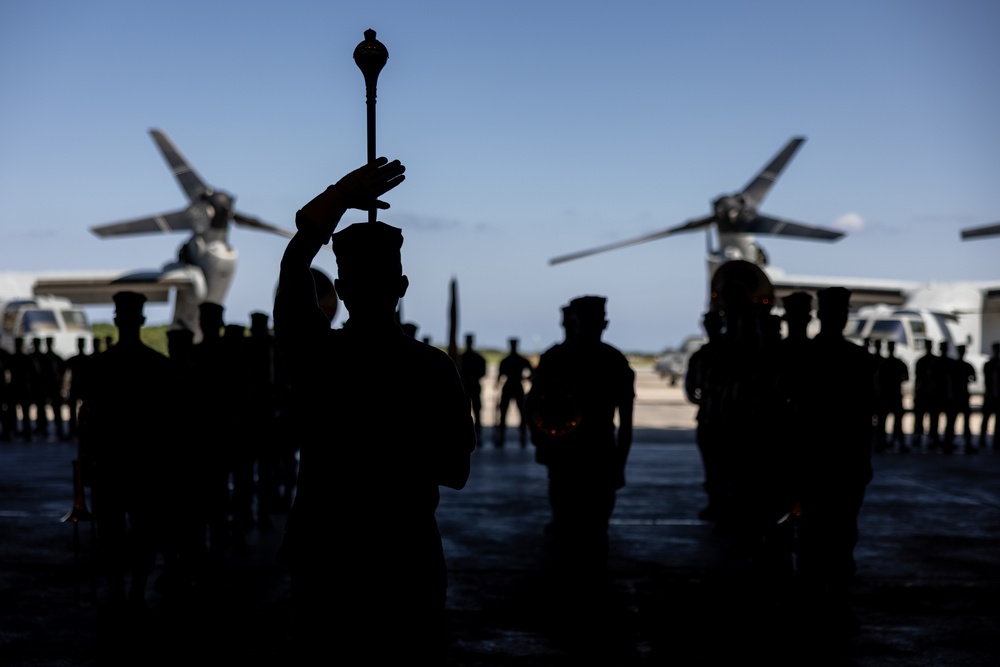 VMM-262 CHANGE OF COMMAND