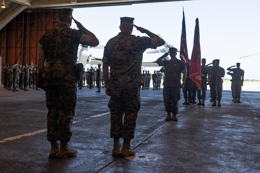 VMM-262 CHANGE OF COMMAND