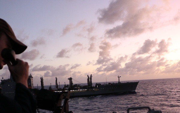 USS Shoup Partners with USNS Guadalupe