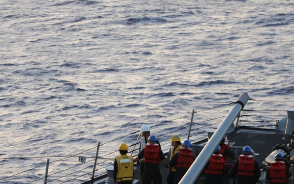 Sailors on the Phone and Distance Line