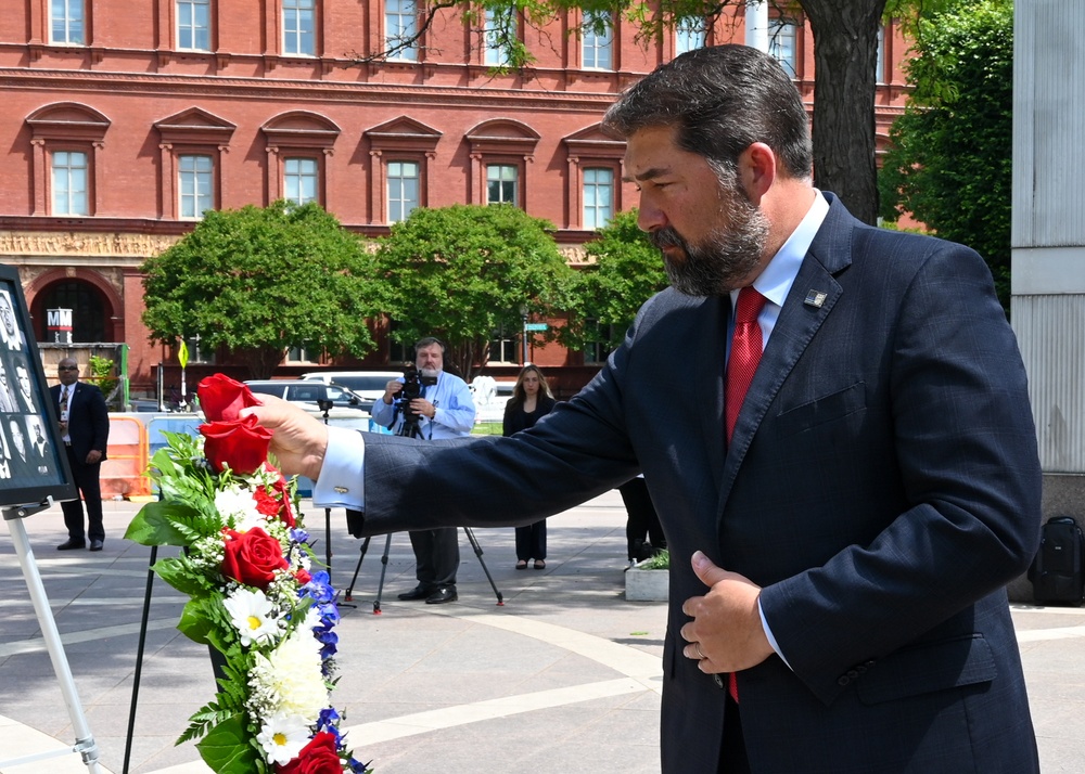 NCIS Director, Secretary of the Navy and General Counsel for the Navy Attend NCIS Wreath Laying Ceremony