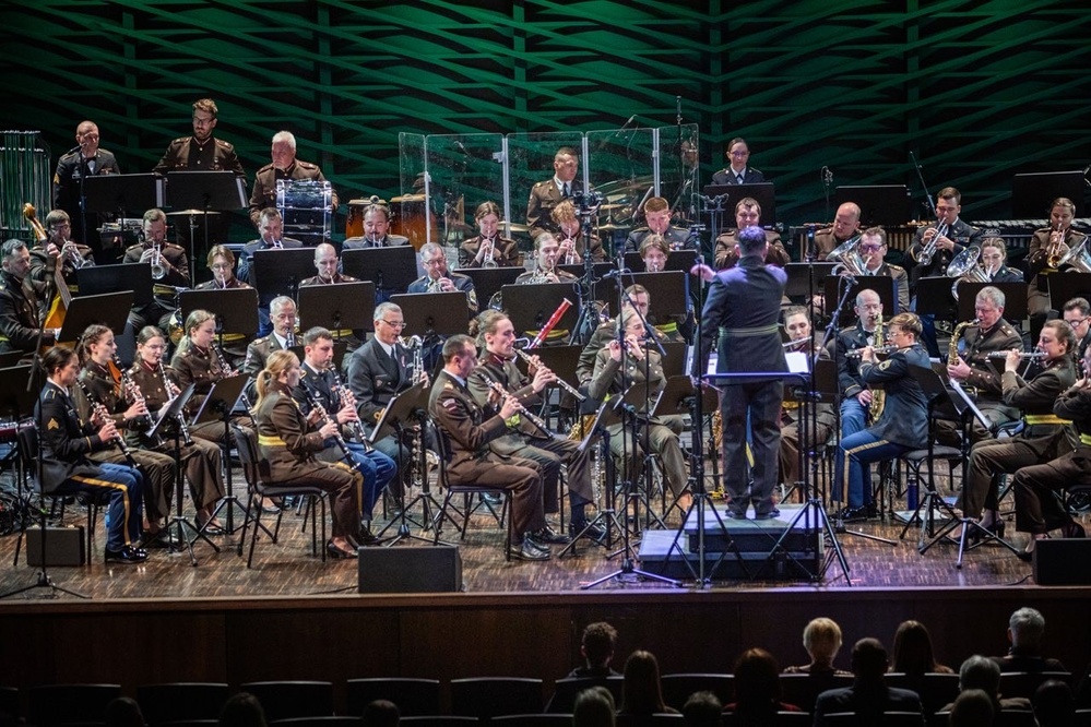 Michigan-Latvia band performances mark State Partnership Program anniversary