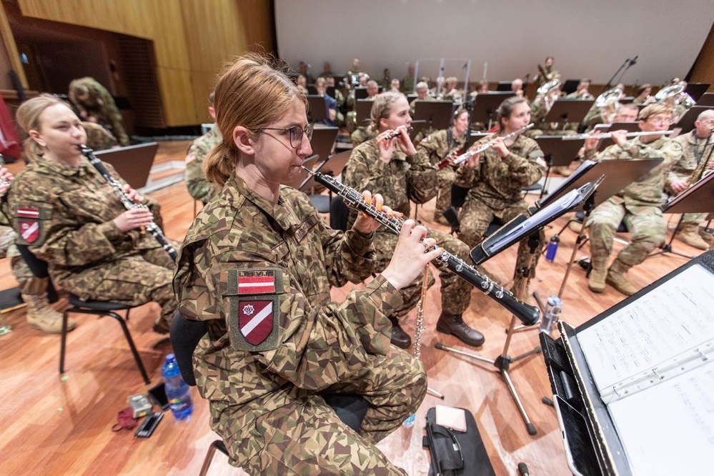 Michigan-Latvia band performances mark State Partnership Program anniversary