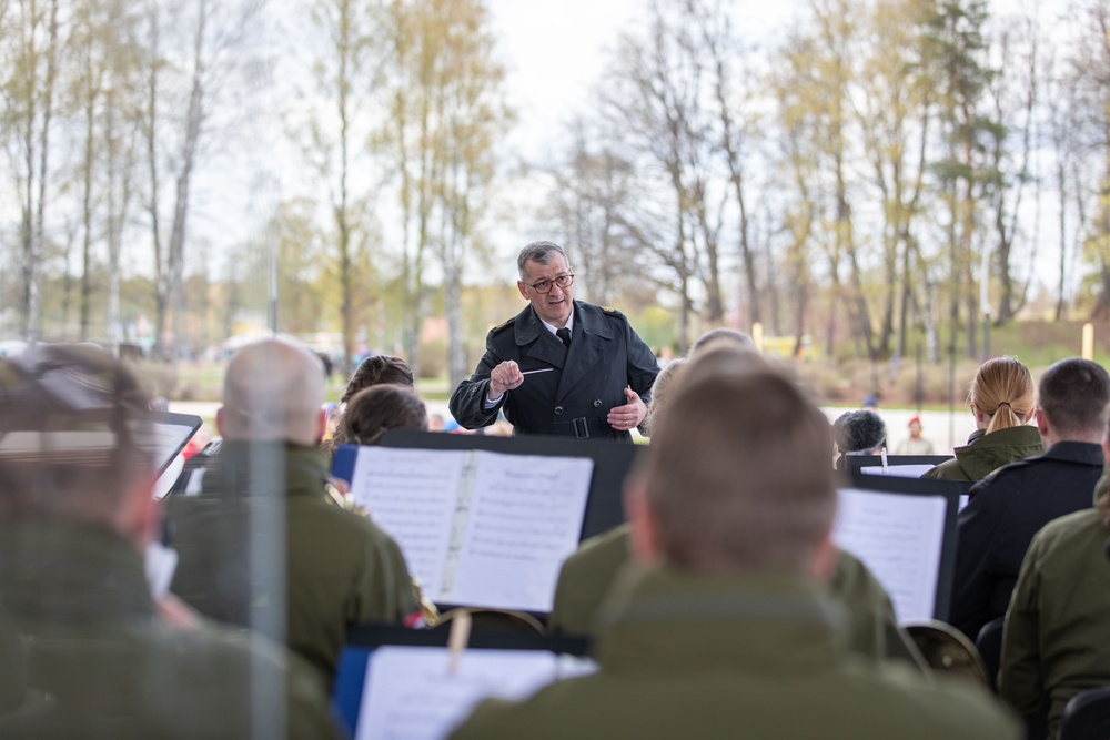 Michigan-Latvia band performances mark State Partnership Program anniversary