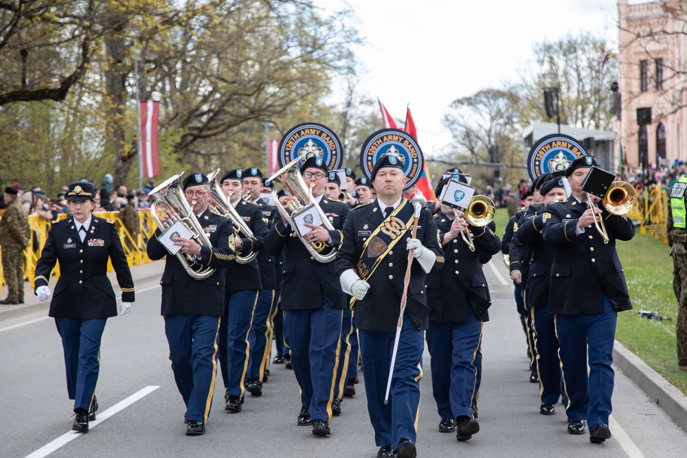 Michigan-Latvia band performances mark State Partnership Program anniversary