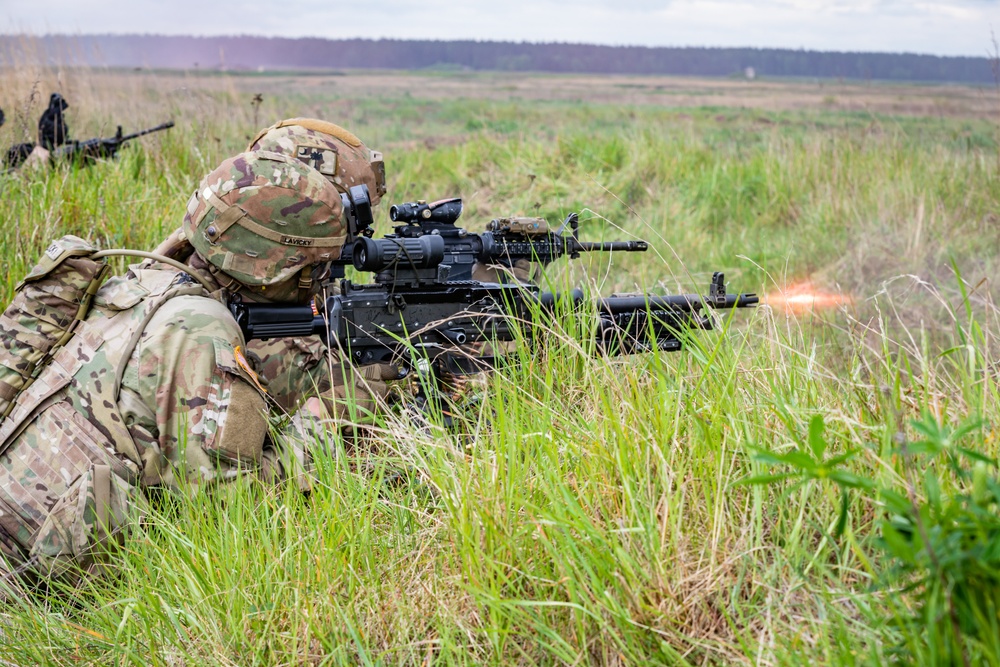 2nd Cavalry Regiment Blasts Through Day 2 of Griffin Shock 23 with a Live Fire Exercise
