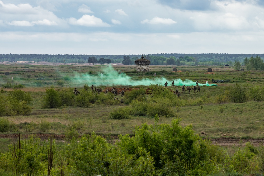 2nd Cavalry Regiment Blasts Through Day 2 of Griffin Shock 23 with a Live Fire Exercise