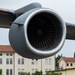 Airman inspects C-17 engine