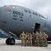 C-17 aircrew pose for a group photo