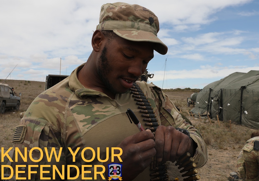 Know Your Defender - Spc. Pharoah Magris