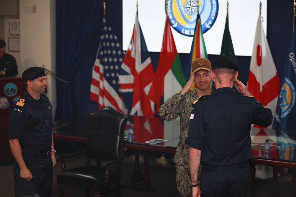 International Maritime Security Construct Holds Change of Command