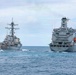 USS Normandy Conducts a Replenishment-at-Sea