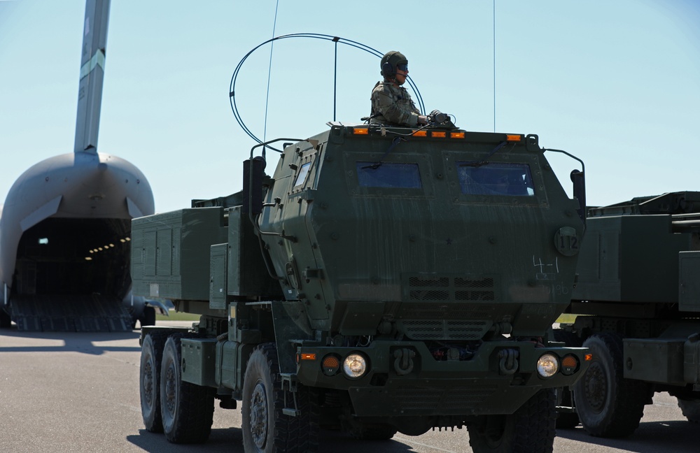 Swift Response 23: U.S. Army Soldiers and Estonian Defence League Conduct HIMARS Training