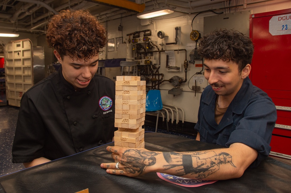 USS Ronald Reagan (CVN 76) MWR game night