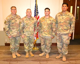 The 812th SIG Co TIN-E conducts deployment ceremony at Travis AFB