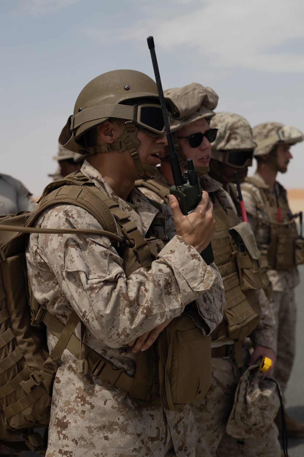 U.S. Marine Air Control Squadron 24 operates a forward arming and refueling points during IM 23.3