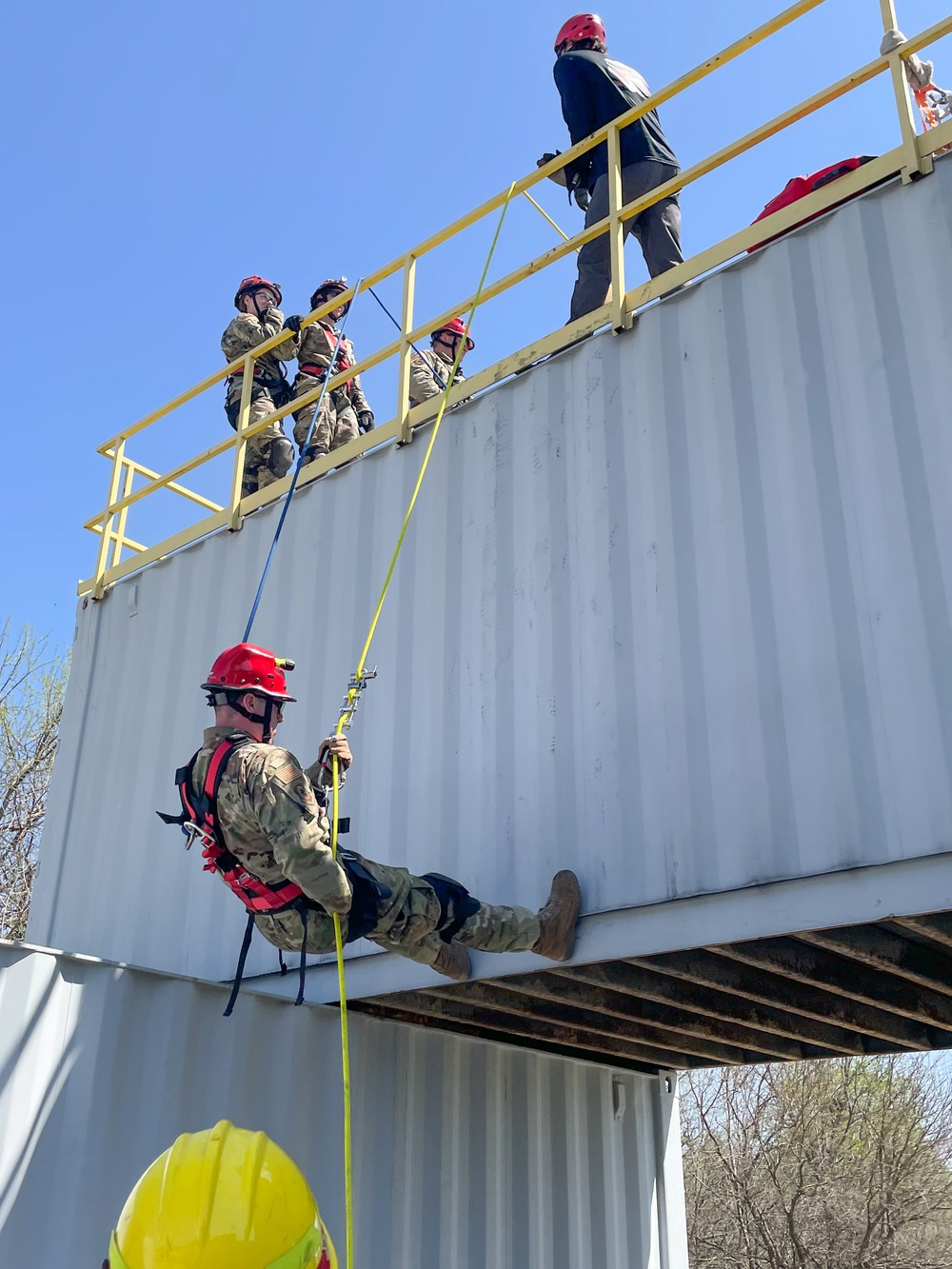 Medical Airmen conduct search and extraction training