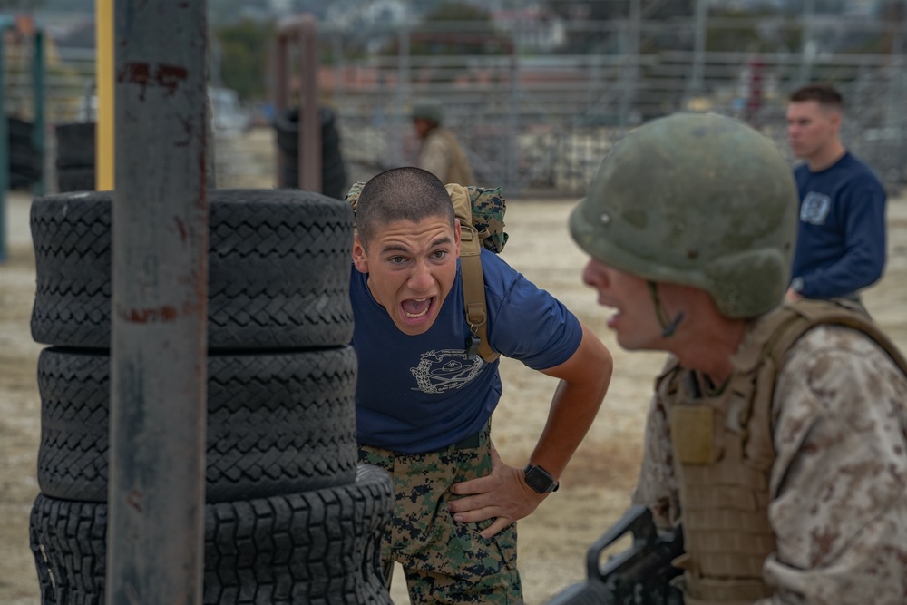 India Company Bayonet Assault Course Training