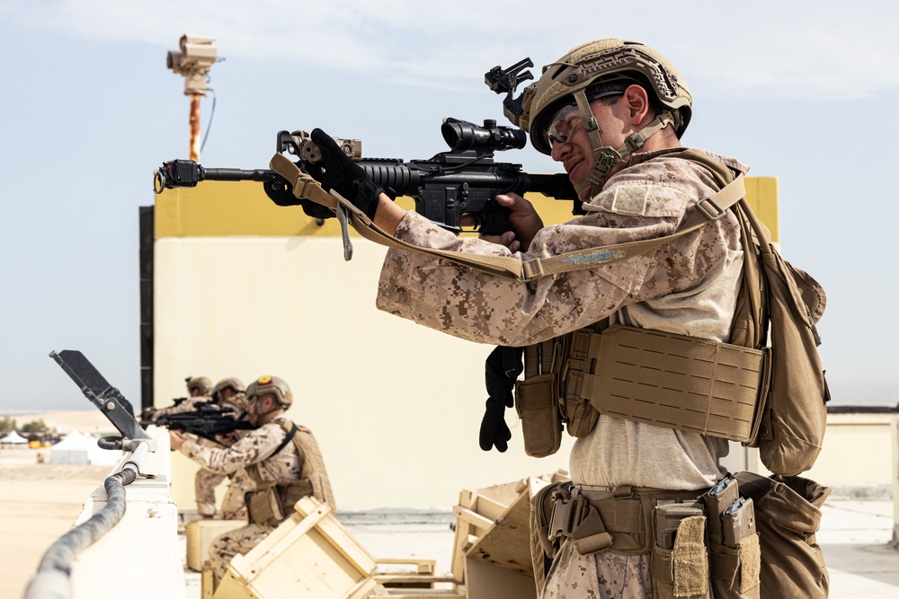 Marines conduct MOUT training during Intrepid Maven 23.3