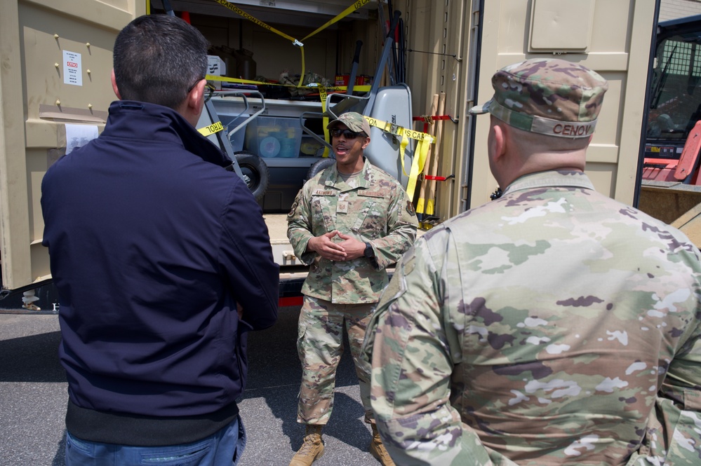 Honorable Alex Wagner 106th Rescue Wing familiarization visit