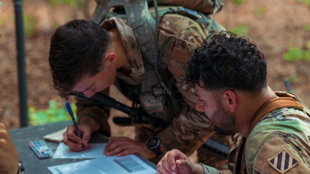 3rd Infantry Division Best Squad Competition Patrol Lane