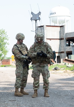 Indiana Guard Soldiers participate in National Guard commercial filming