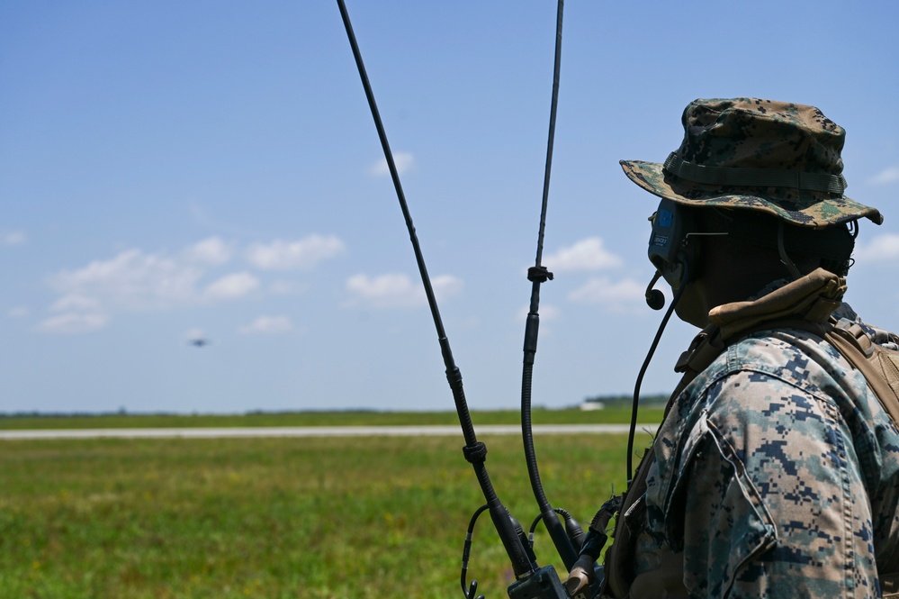 Georgia ANG Airmen train with Marines to prepare for AIR DEFENDER 2023 during exercise AGILE X