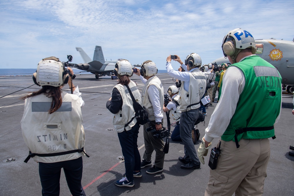 Nimitz Conducts Flight Operations