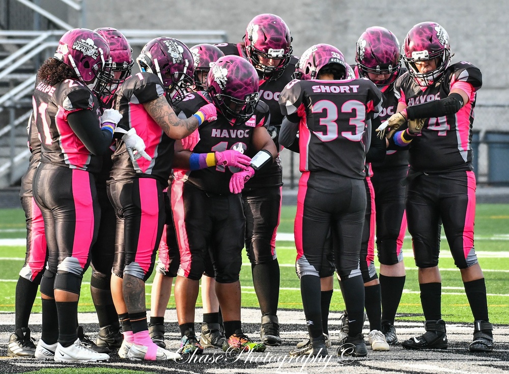 U.S. Navy Recruiter competes in Women's Football Alliance