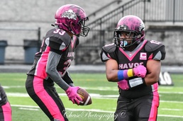 U.S. Navy Recruiter competes in Women's Football Alliance