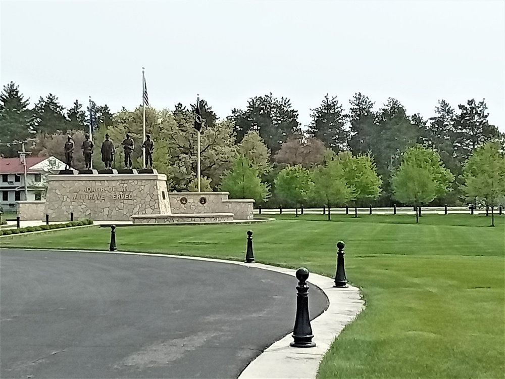 Fort McCoy’s Veterans Memorial Plaza was dedicated in 2009; serves as center point for McCoy activities