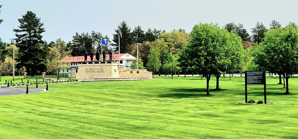 Fort McCoy’s Veterans Memorial Plaza was dedicated in 2009; serves as center point for McCoy activities