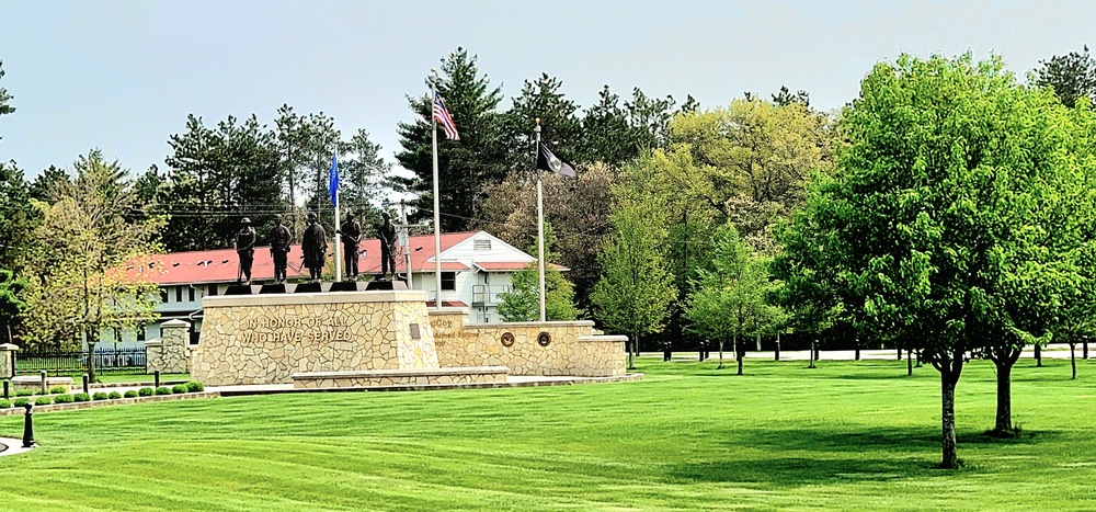 Fort McCoy’s Veterans Memorial Plaza was dedicated in 2009; serves as center point for McCoy activities