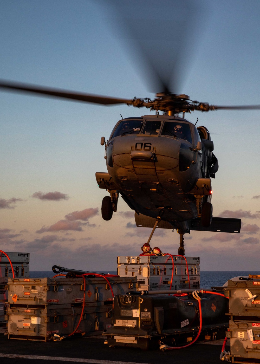 USS George H.W. Bush (CVN 77) Ordnance Offload