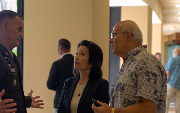 Mayor and Lt. Gov meet with USARPAC CG at LANPAC 2023