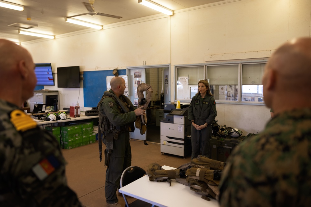 Ambassador Caroline Kennedy visits Marine Rotational Force - Darwin