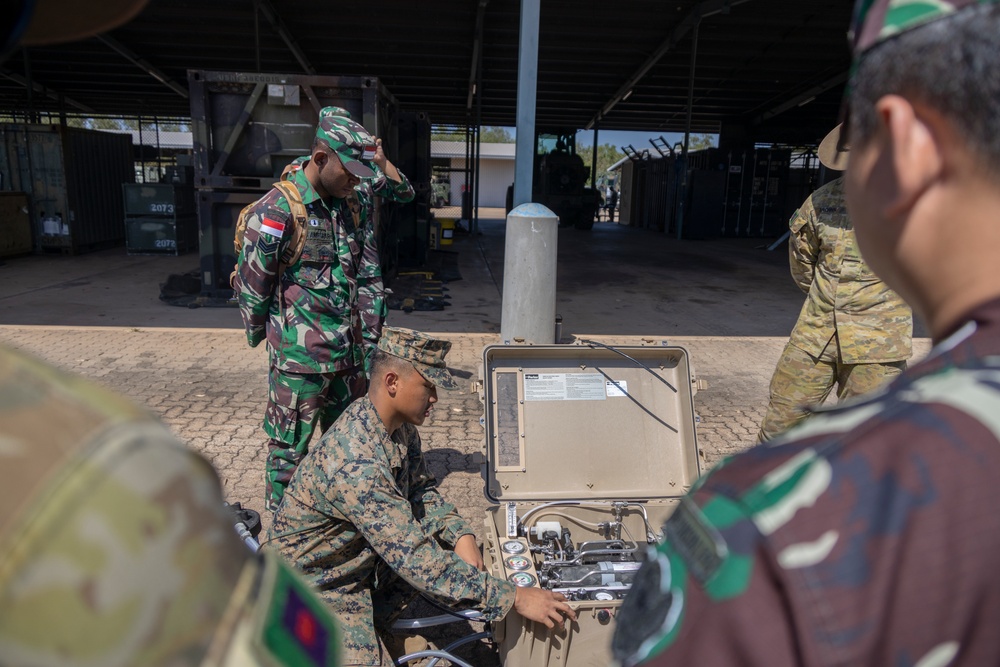 U.S. Marines, Australian Army, Indonesian Army Soldiers participate in MRF-D Day