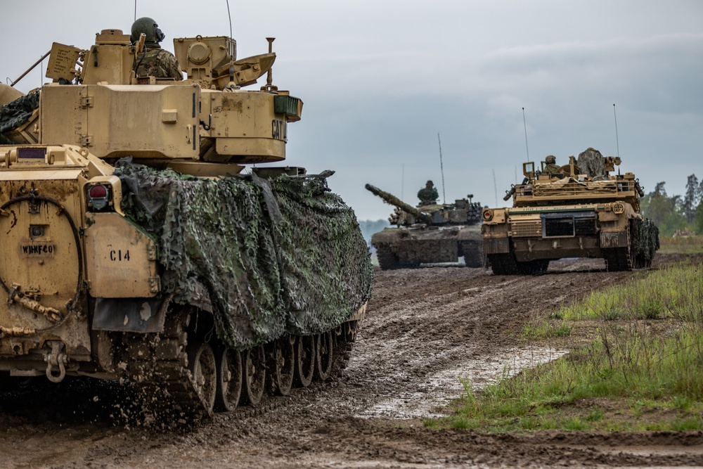 2nd Cavalry Regiment’s Explosive Firepower Reigns on Day 3 of Griffin Shock 23