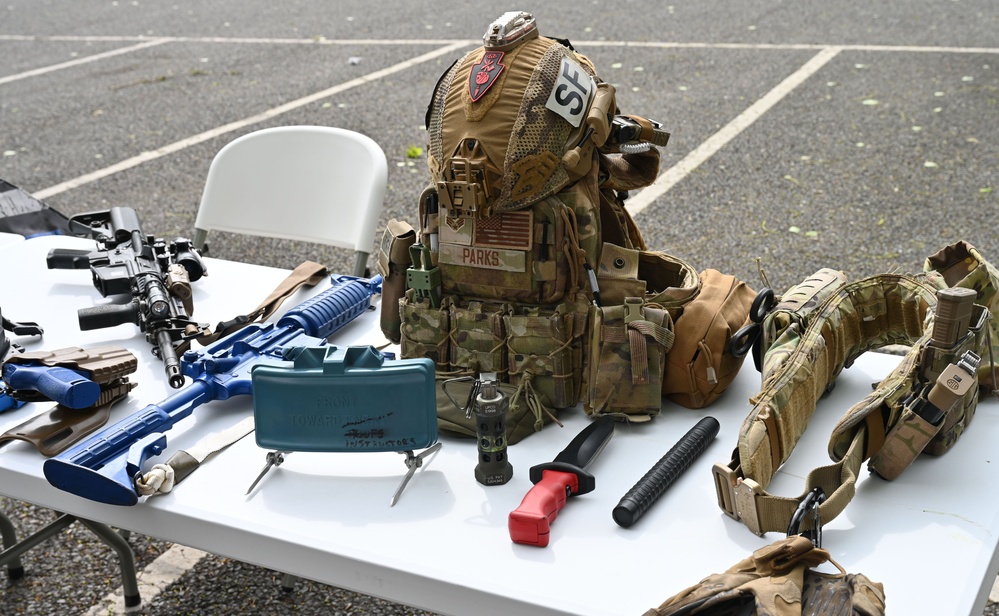 100th SFS Defenders share knowledge at Police Week show-and-tell