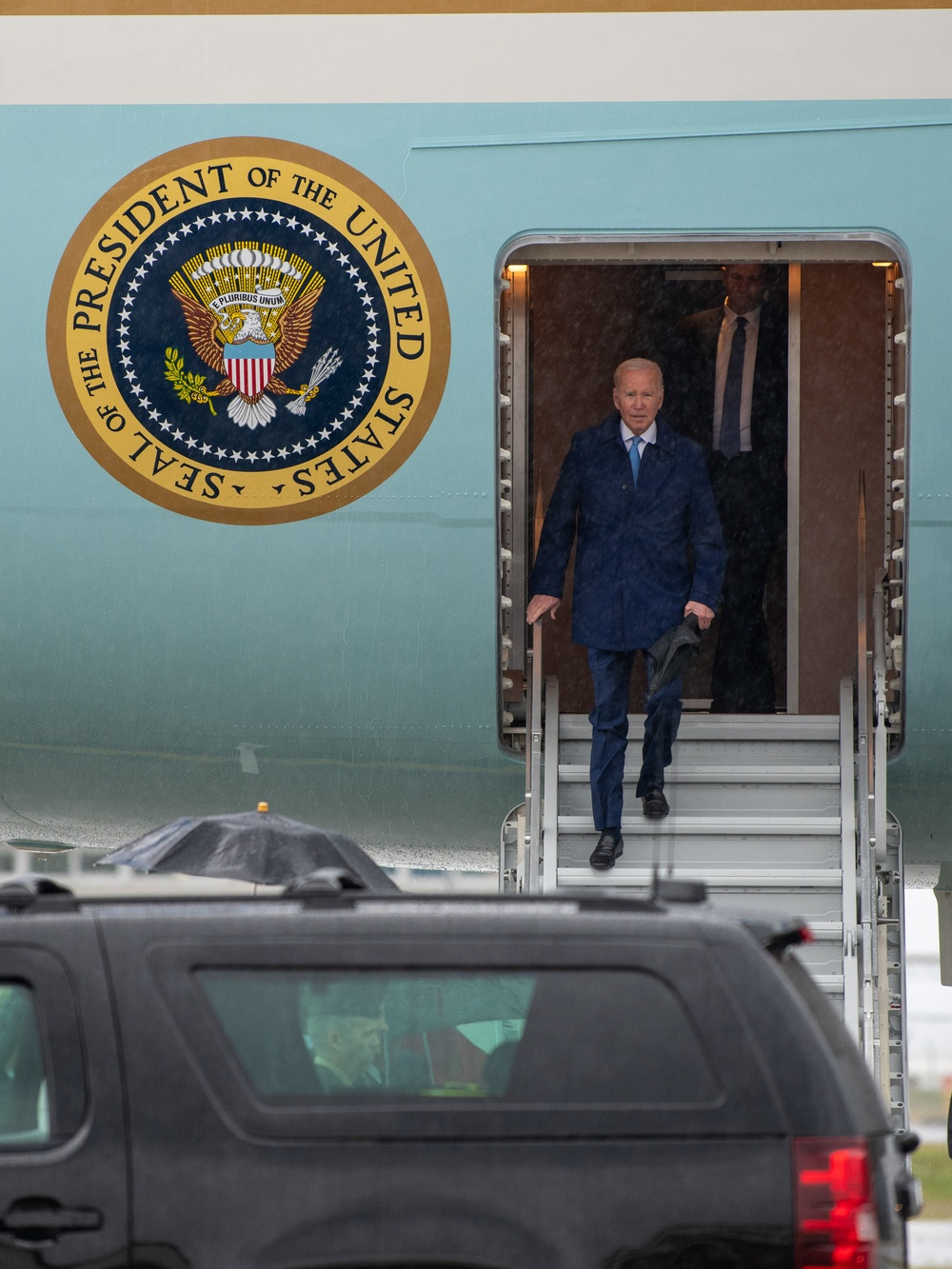 U.S. President Joseph R. Biden Arrives in Japan for the G7 Summit in Hiroshima City