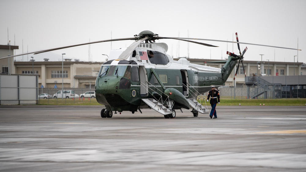 U.S. President Joseph R. Biden Arrives in Japan for the G7 Summit in Hiroshima City