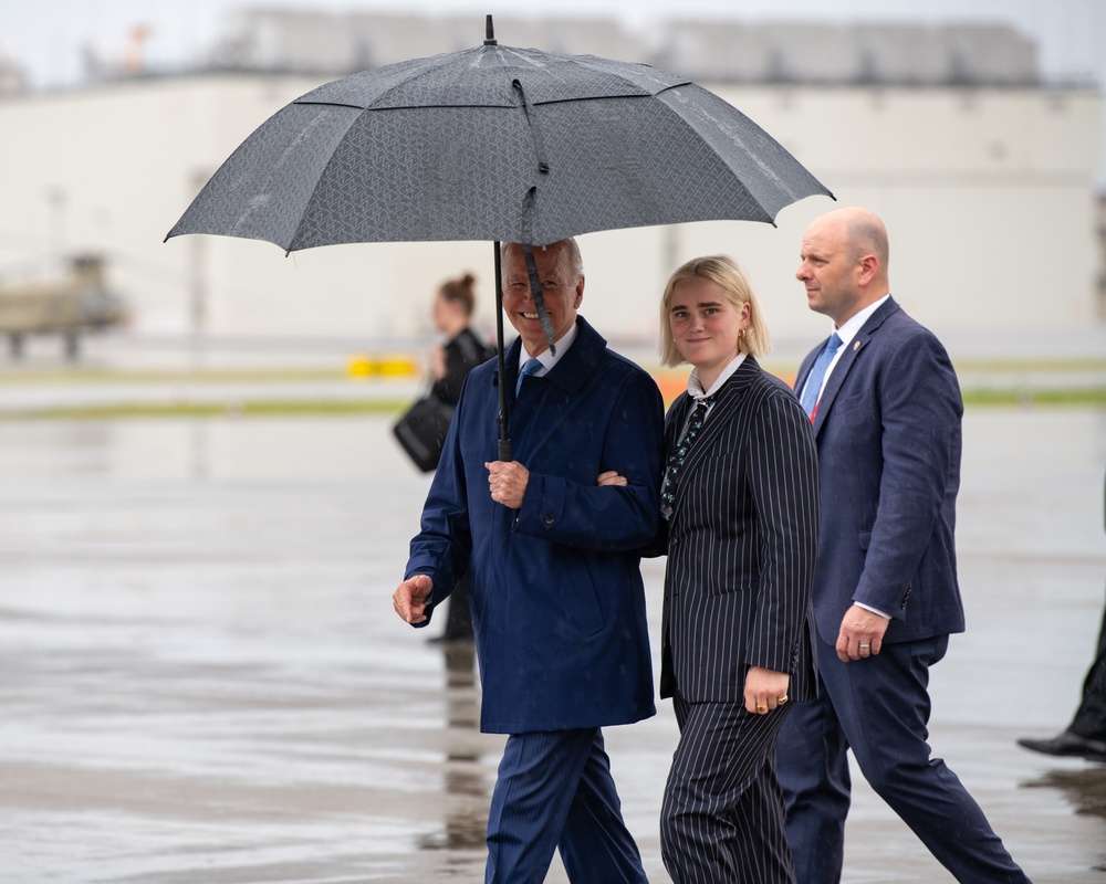 U.S. President Joseph R. Biden Arrives in Japan for the G7 Summit in Hiroshima City