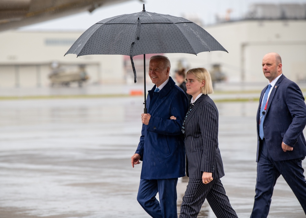 U.S. President Joseph R. Biden Arrives in Japan for the G7 Summit in Hiroshima City